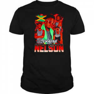 Jermaine Nelson player collage graphic shirt