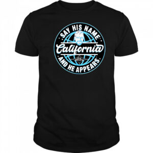 Joe Hendry say his name california and he appears shirt
