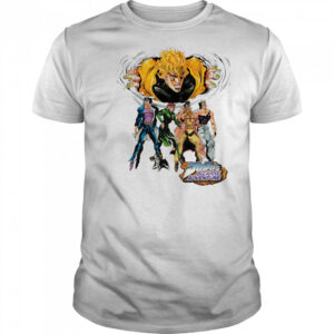 Jojo’s Bizarre Adventure character graphic shirt