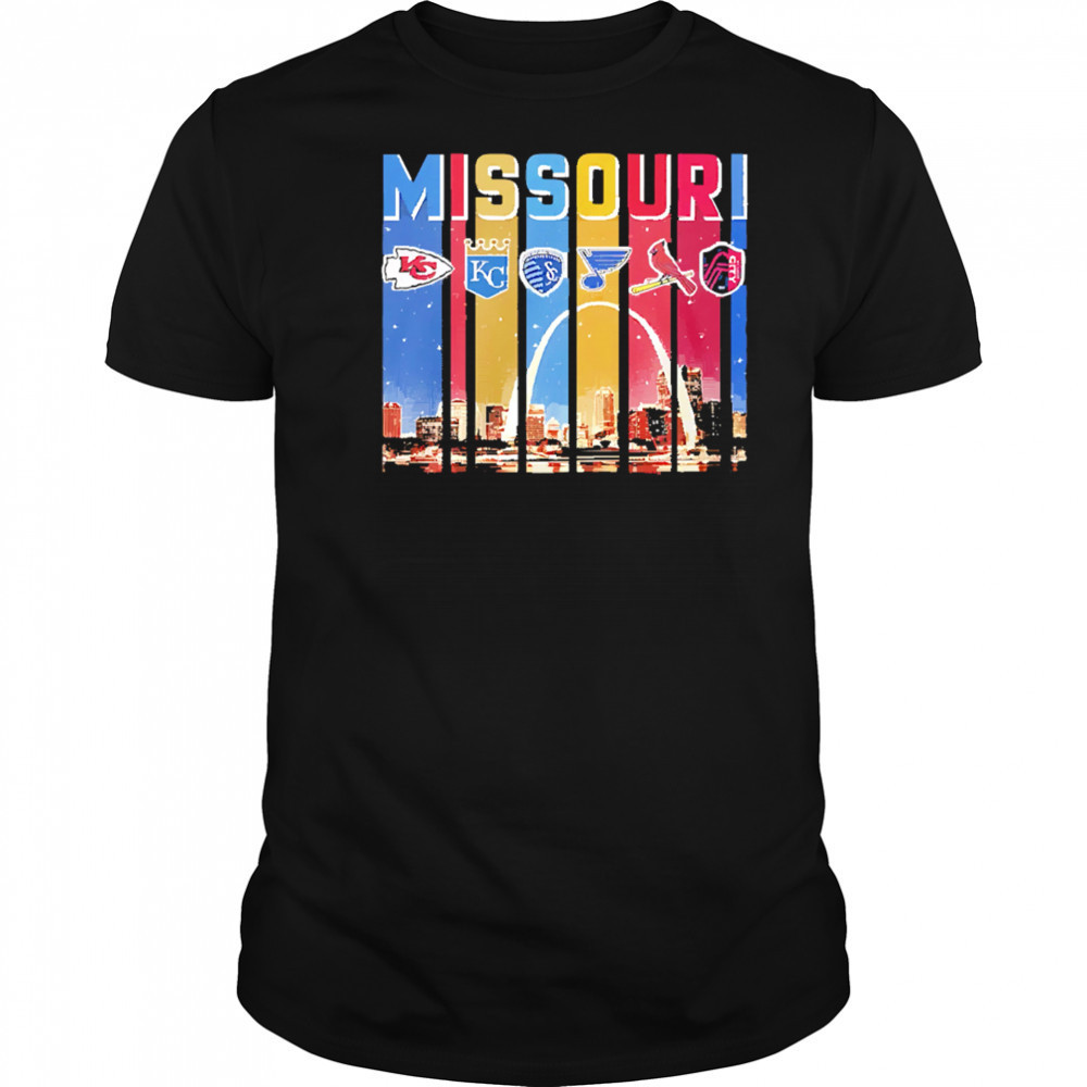Kansas City Chiefs Royals St. Louis Cardinals Blues Sport City Missouri shirt
