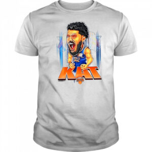 Karl Anthony Towns NBA New York Knicks player basketball caricatures shirt