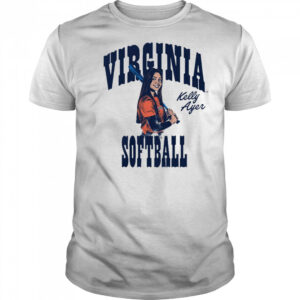 Kelly Ayer Box Letter Virginia Cavaliers Softball NCAA Division I Graphic t-shirt