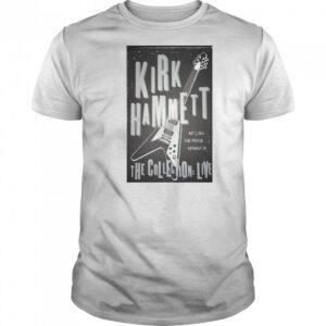 Kirk Hammett The Collection Live May 2 2025 Ford Theater Nashville TN Poster t-shirt