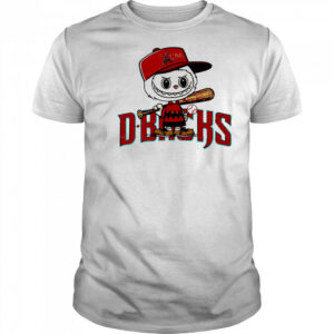 Labubu Charlie Brown Arizona Diamondbacks shirt
