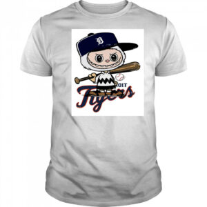 Labubu Charlie Brown Detroit Tigers shirt