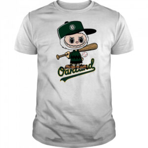 Labubu Charlie Brown Oakland Athletics shirt
