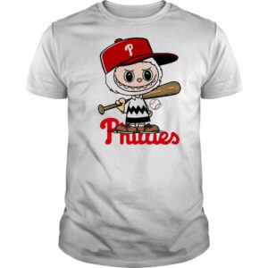 Labubu Charlie Brown Philadelphia Phillies shirt
