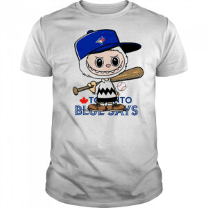 Labubu Charlie Brown Toronto Blue Jays shirt