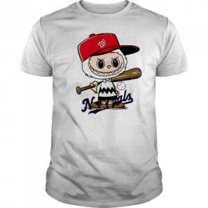 Labubu Charlie Brown Washington Nationals shirt