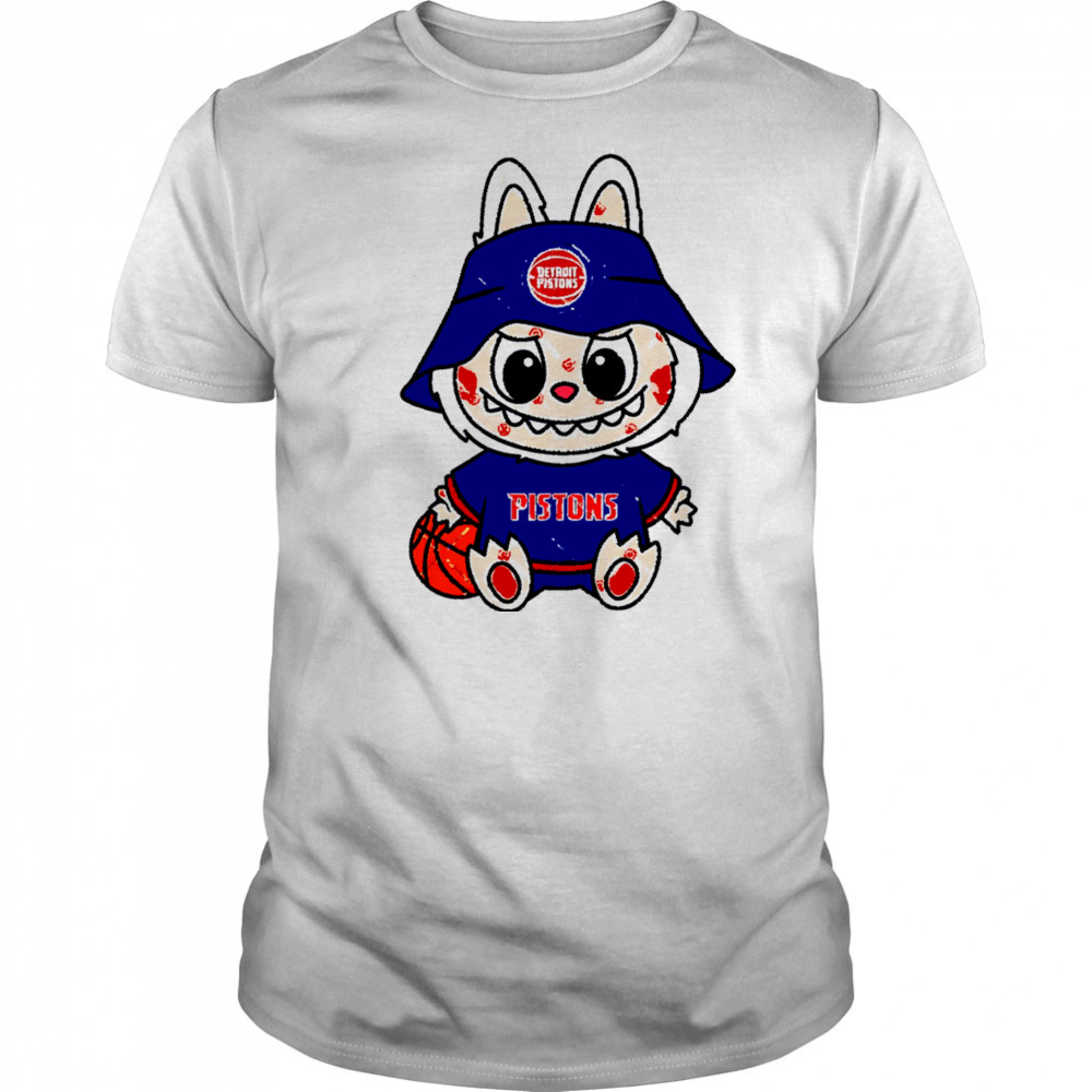 Labubu Detroit Pistons Basketball shirt