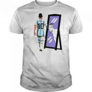 Lionel Messi Goat mirror shirt