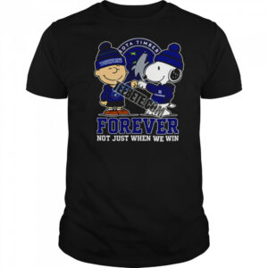 Minnesota Timberwolves Snoopy And Charlie Brown Forever Fan Shirt