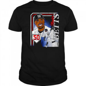 Mookie Betts Los Angeles Dodgers MLB collage frame graphic shirt