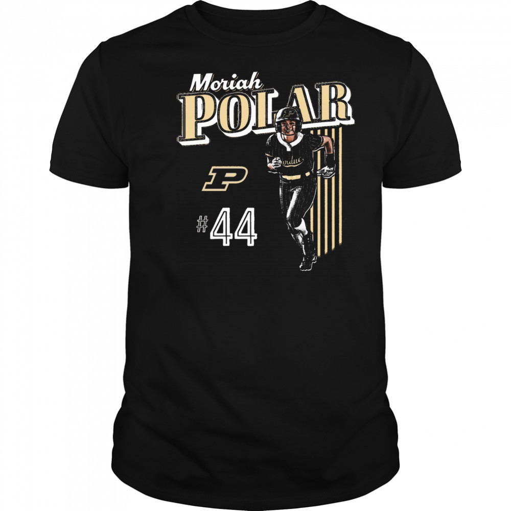 Moriah Polar 44 Purdue Boilermakers Softball NCAA Division I Illustrated t-shirt