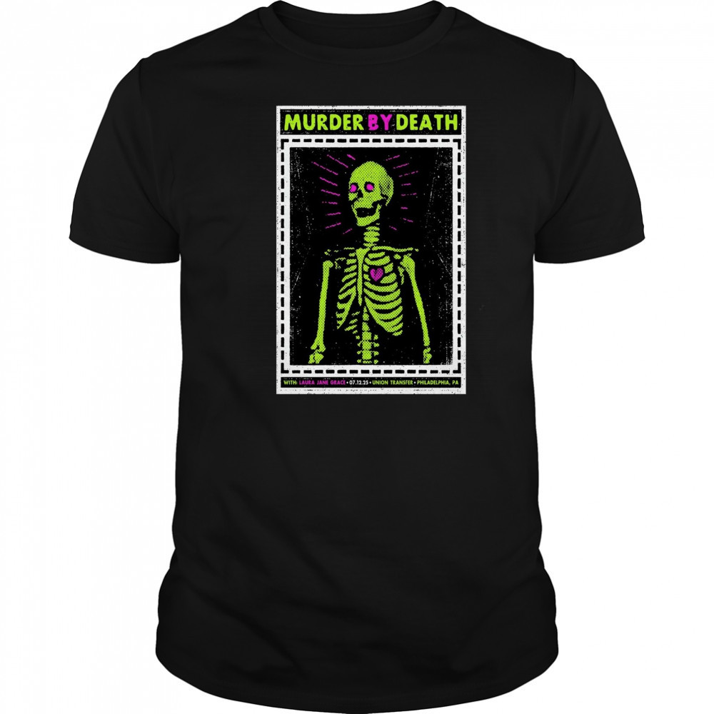 Murder By Death Union Transfer Philadelphia PA July 12 2025 Tour t-shirt