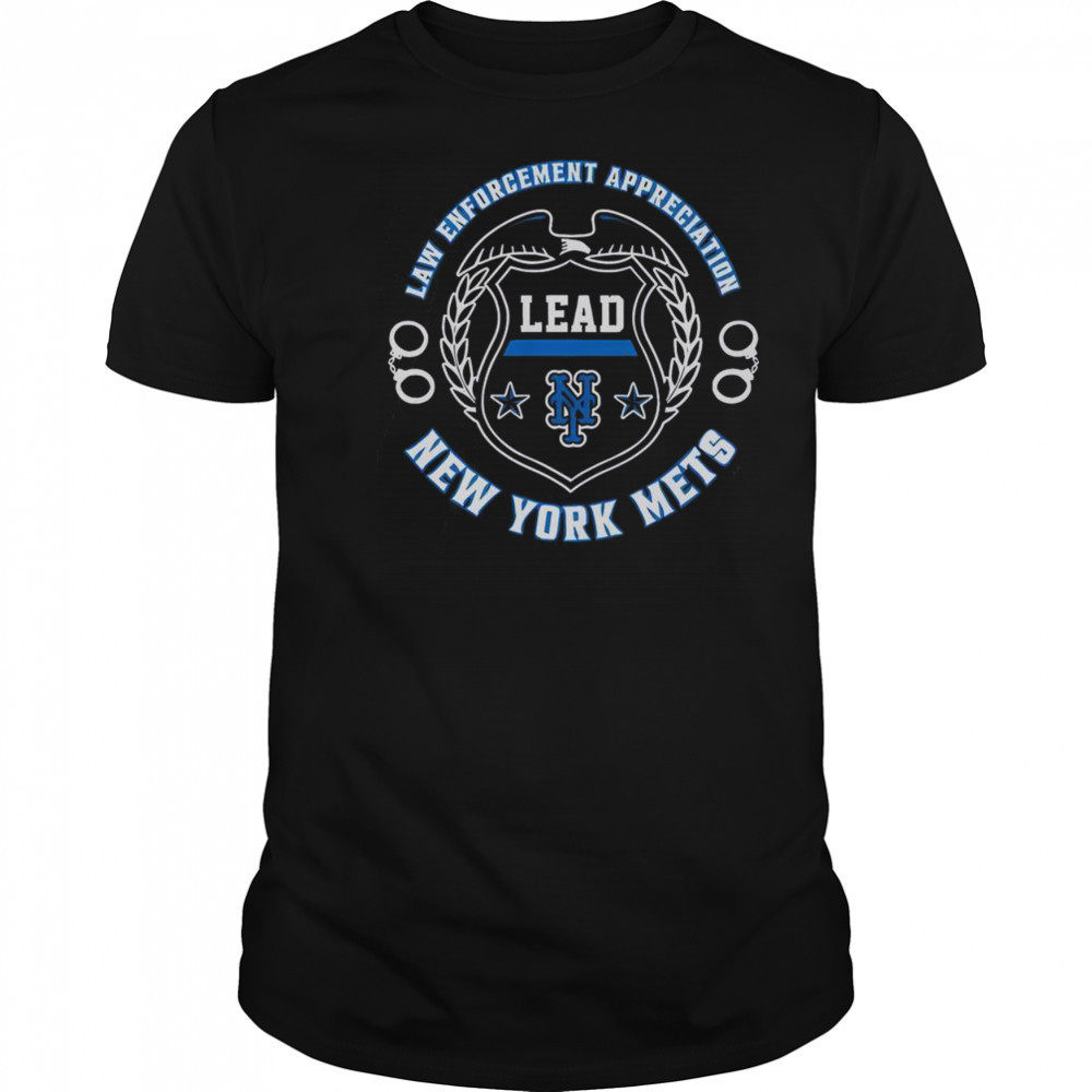 Official New York Mets Law Enforcement Appreciation Day 2025 T-Shirt