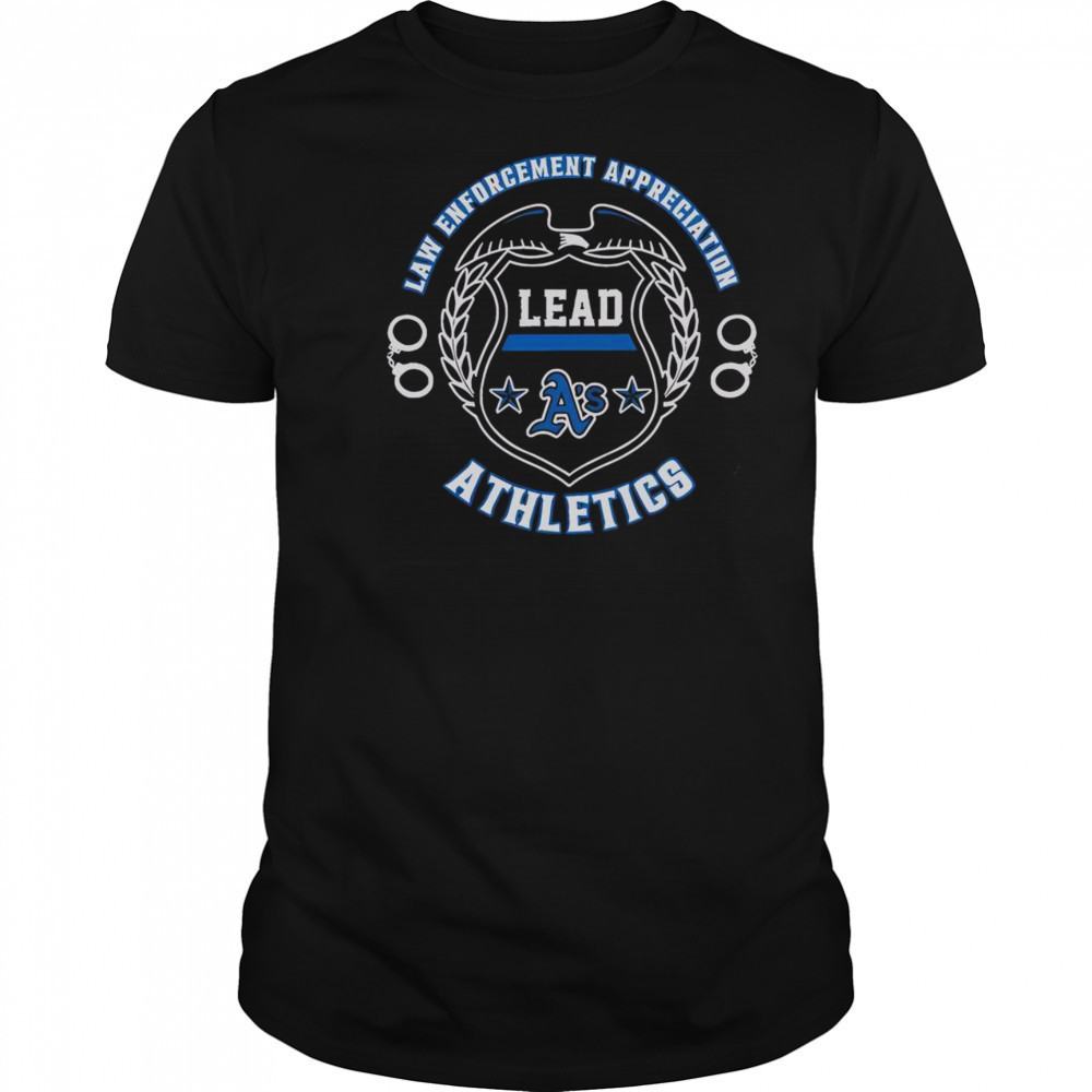 Official Oakland Athletics Law Enforcement Appreciation Day 2025 T-Shirt