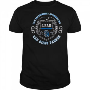 Official San Diego Padres Law Enforcement Appreciation Day 2025 T-Shirt