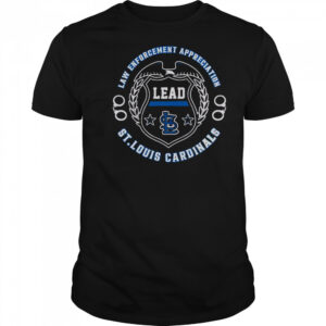 Official St Louis Cardinals Law Enforcement Appreciation Day 2025 T-Shirt