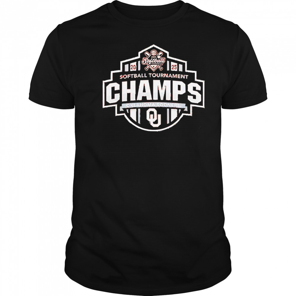 Oklahoma Sooners SEC Softball Tournament Champions 2025 shirt