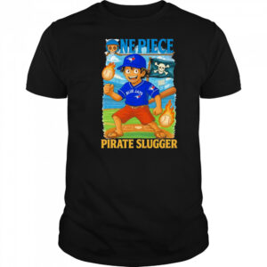 One Piece x Toronto Blue Jays Pirate Slugger shirt