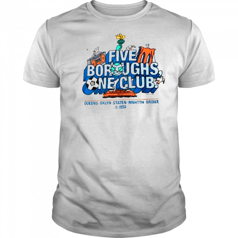 Only NY x NYCFC Unisex Five Boroughs T Shirt