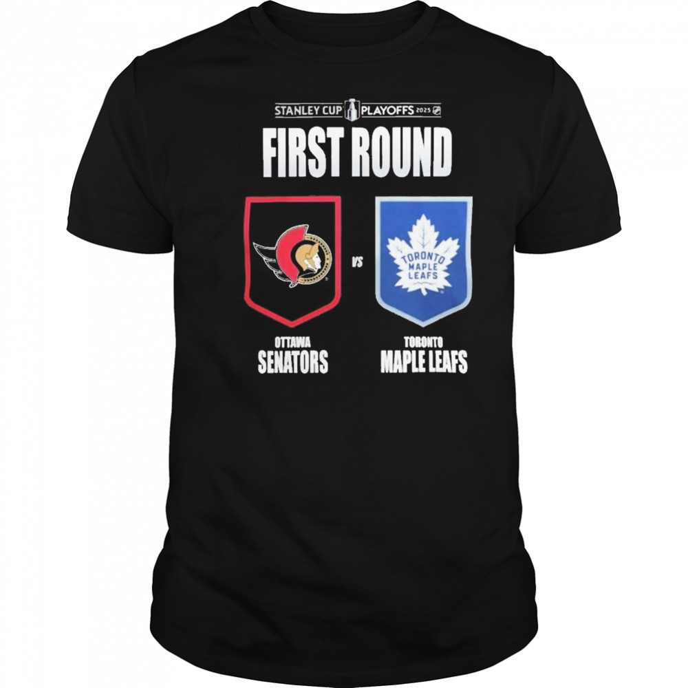 Ottawa Senators Vs Toronto Maple Leafs 2025 Stanley Cup Playoffs Shirt