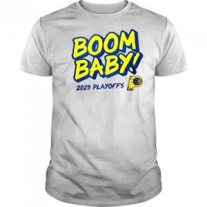 Pacers Boom Baby 2025 Playoffs T-Shirt