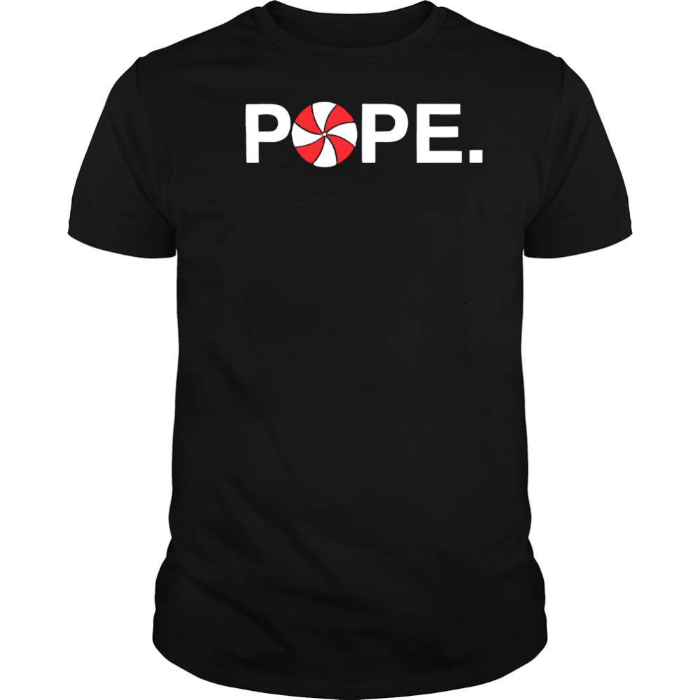 Pope leo xiv pope peppermint swirl shirt