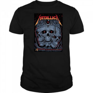 Poster Metallica North American Tour Syracuse Toronto Nashville Blacksburg Columbus Philadelphia 2025 t-shirt