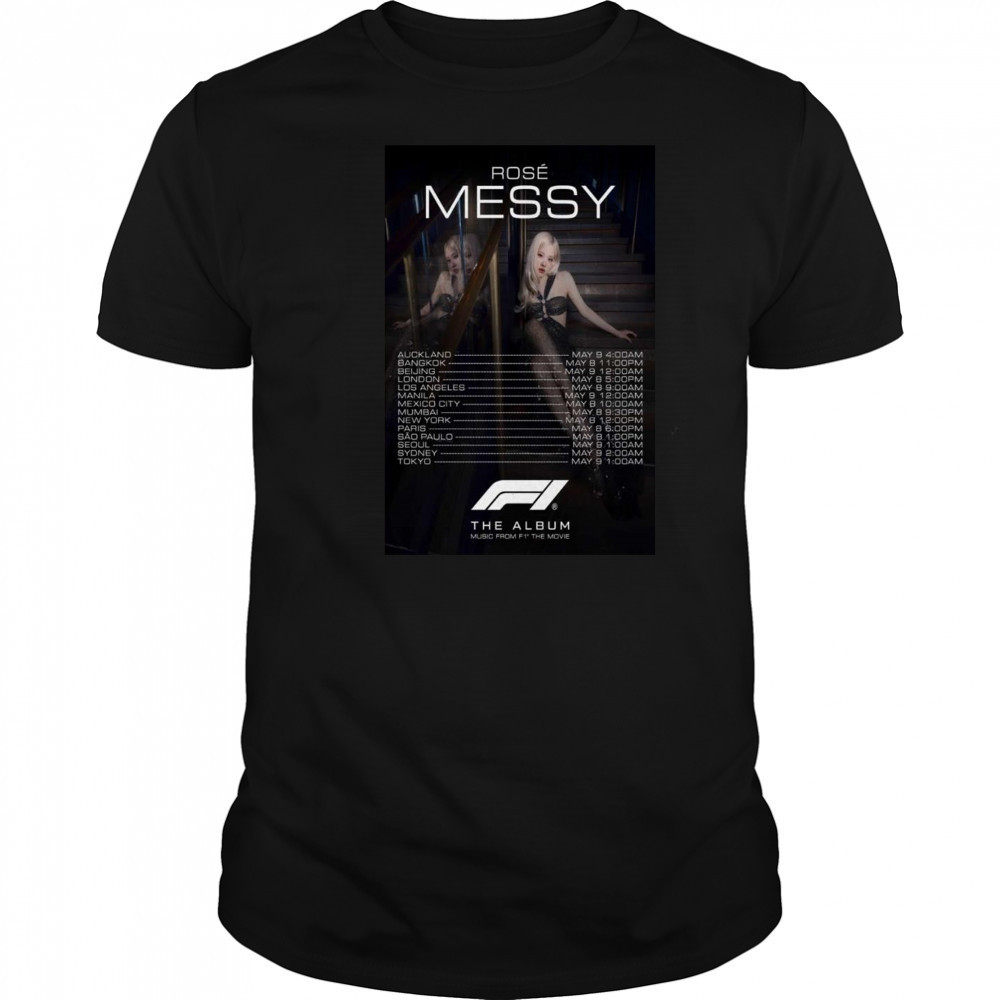 Rosie Messy World Tour 2025 Shirt