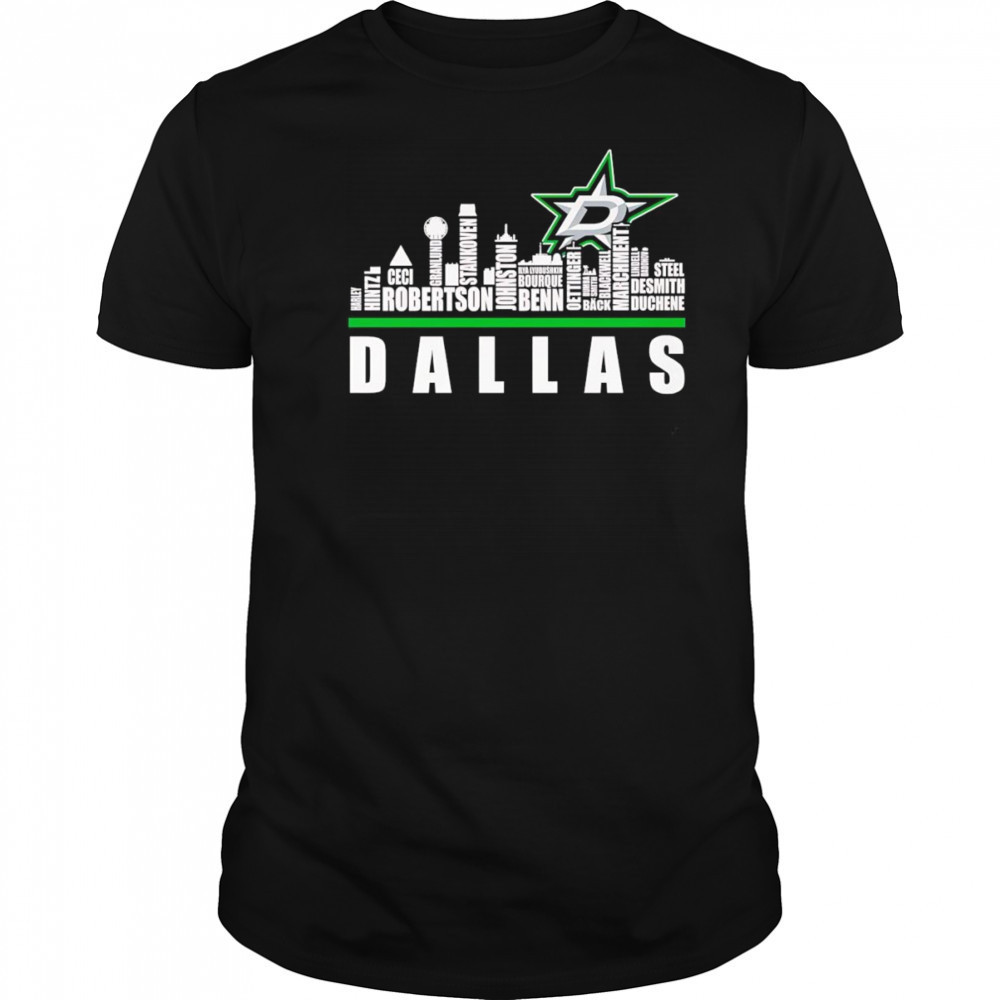 Skyline Dallas Stars name shirt