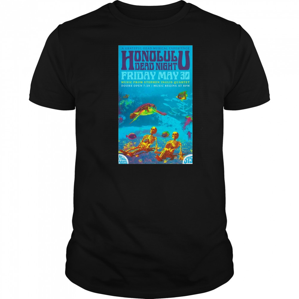 Slack Key Lounge Hawaii Honolulu Dead Night 2025 Shirt