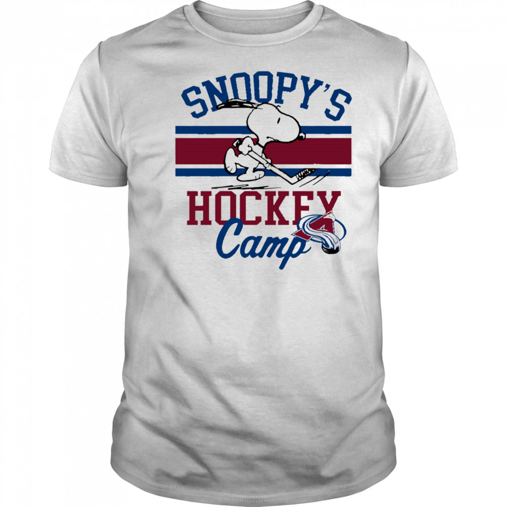 Snoopy Colorado Avalanche Snoopy’s Camp shirt