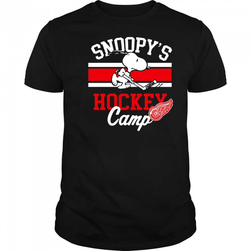 Snoopy Detroit Red Wings Snoopy’s Camp shirt
