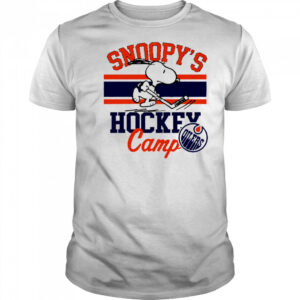 Snoopy Edmonton Oilers Snoopy’s Camp shirt