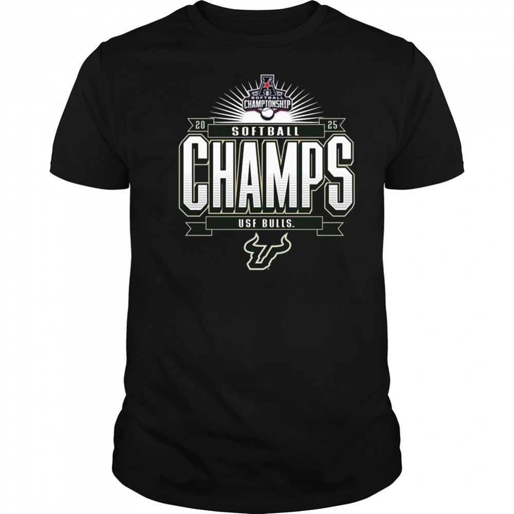 South Florida Bulls 2025 AAC Softball Conference Tournament Champions Shirt