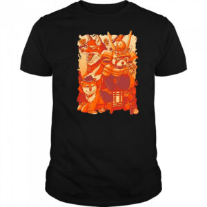 Tenhun Orange Fuzz shirt