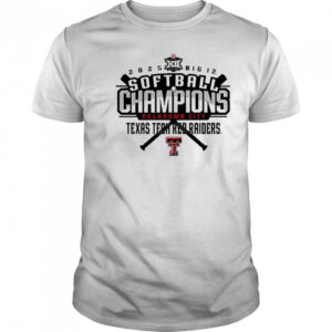 Texas Tech Red Raiders Big 12 Softball Conference Tournament Champions Locker Room 2025 t-shirt
