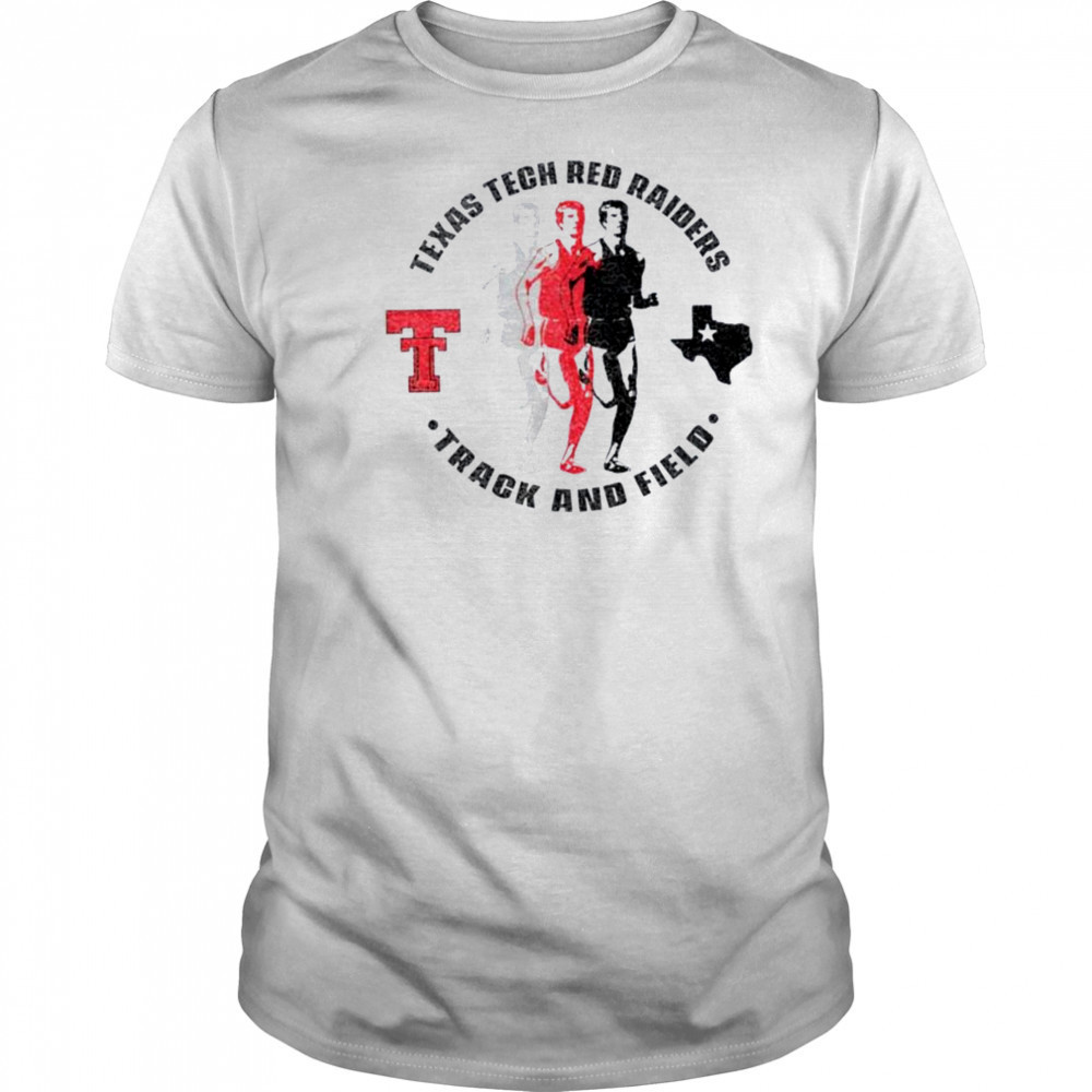 Texas Tech Red Raiders Track and Field triple runner shirtTexas Tech Red Raiders Track and Field triple runner shirt