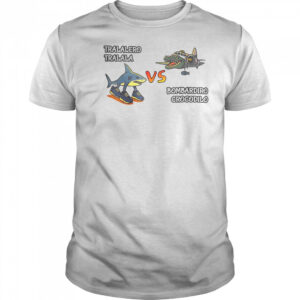 Tralalero Tralala Brainrot Meme Bombardino Crocodilo Italian T-Shirt