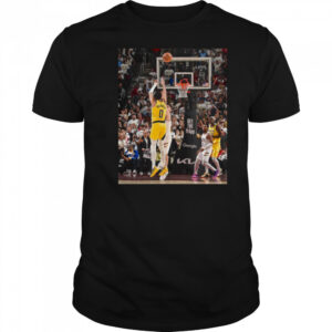Tyrese Haliburton Indiana Pacers 2025 NBA Game Frames T Shirt