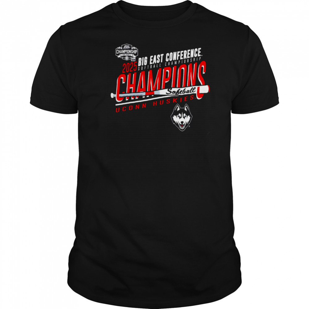 UConn Huskies 2025 Big East Softball Champions shirt
