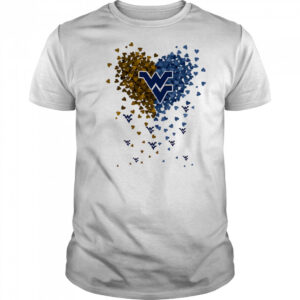 West Virginia mountaineers heart explosion shirt