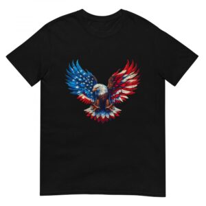 American Flag Bald Eagle Patriotic Eagle 4th of July USA T-Shirt