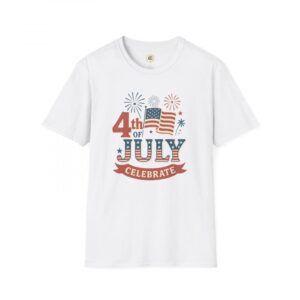 Fourth of July Celebrate Fireworks T-Shirt, Independence Day