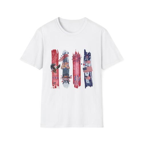 Patriotic Unisex T-Shirt Independence Day, 4th of July, Memorial Day, Veteran Patriotic Unisex T-Shirt Independence Day, 4th of July, Memorial Day, Veteran