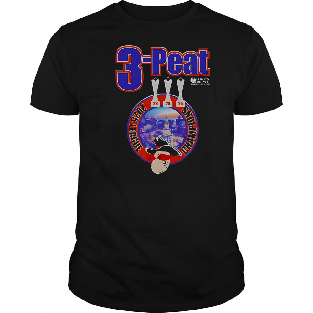 Buffalo Bandits 3 Peat 2025 League Champions T-Shirt