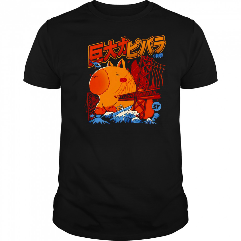 Capybara Monster attack shirt
