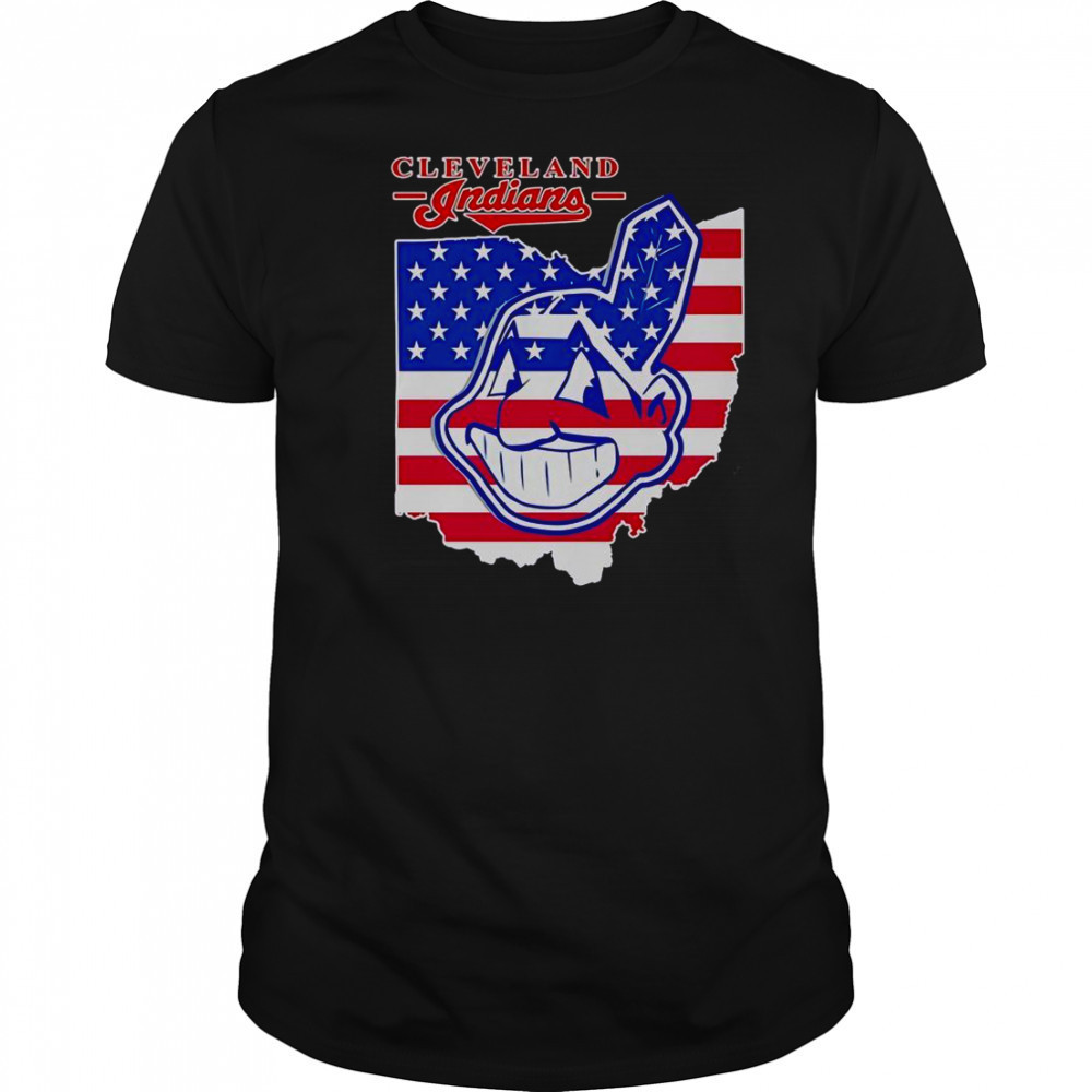 Cleveland Indians Map T-Shirt